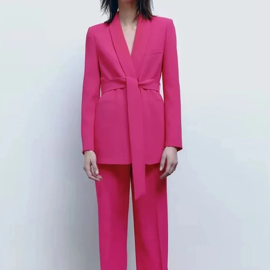Pauline Belted Blazer Co-ord Set for Women