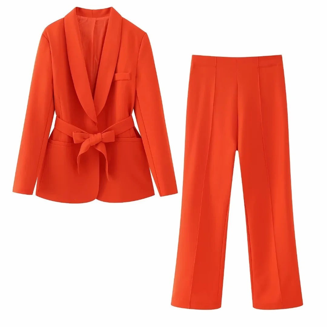 Pauline Belted Blazer Co-ord Set for Women