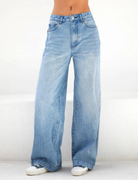 Cleo High Waist Wide Leg Jeans