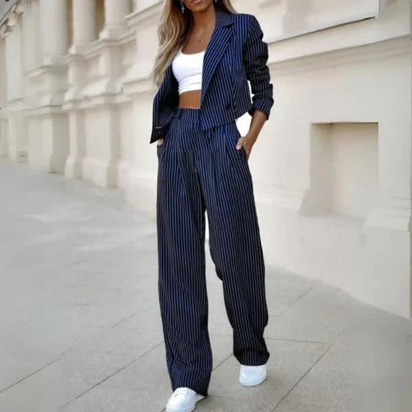 Selina Cropped Blazer Co-ord Set for Women_4