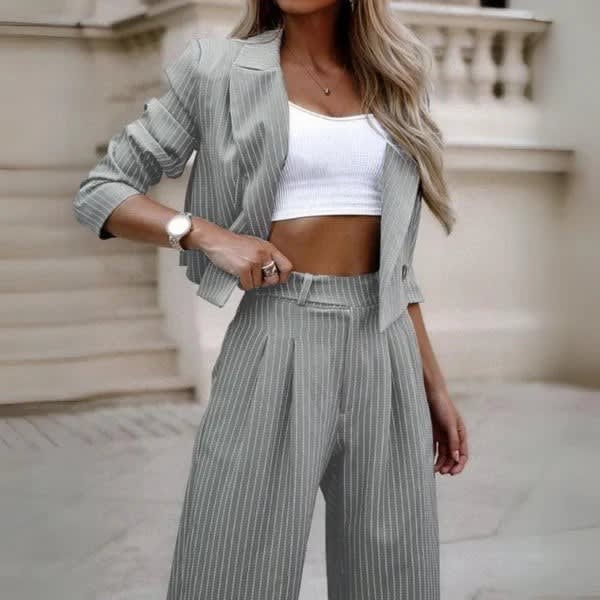 Selina Cropped Blazer Co-ord Set for Women