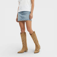 Solene Embroidered Cowboy Knee High Boots