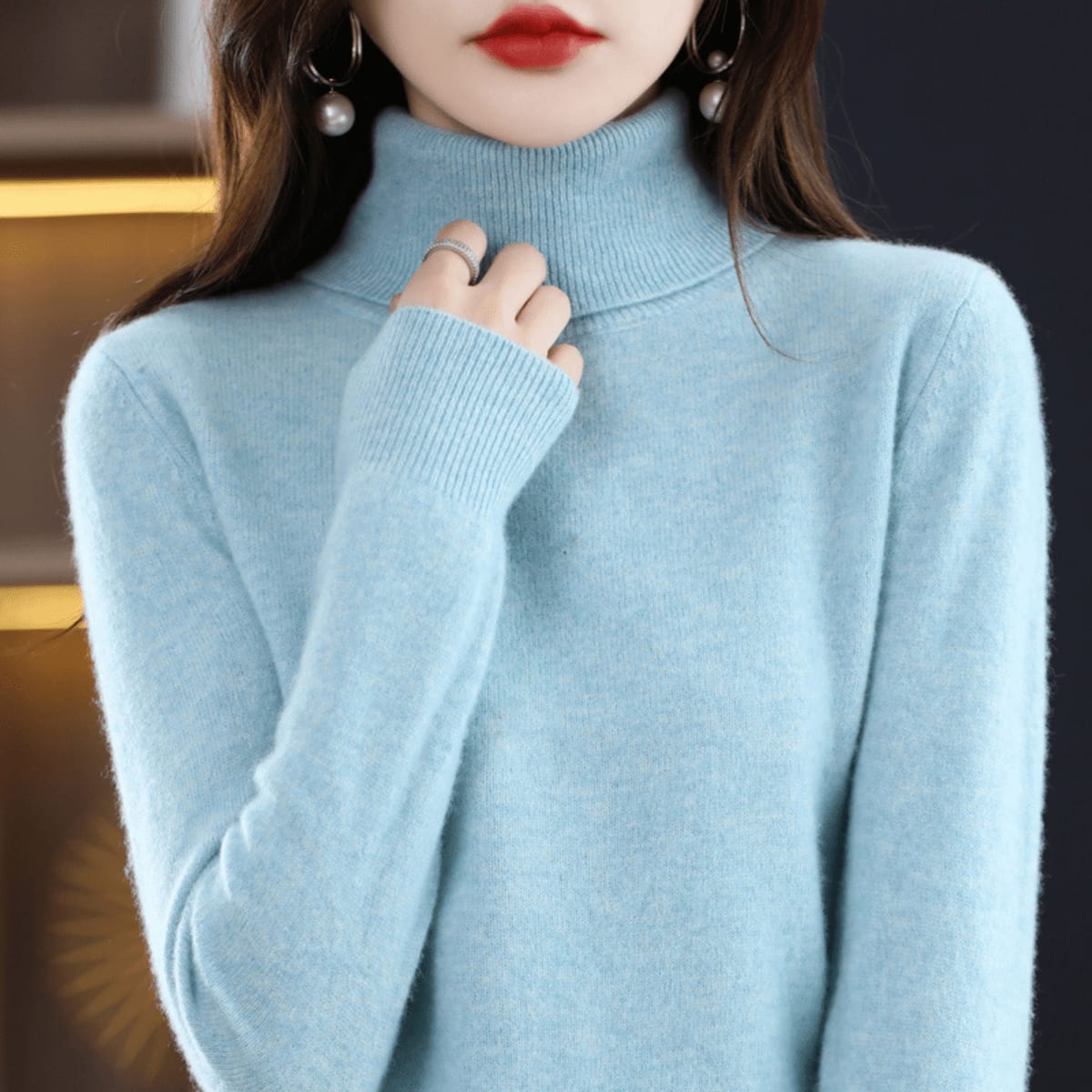 Nerissa Classic Soft Roll Neck Jumper_2
