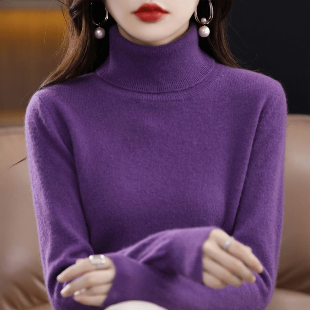 Nerissa Classic Soft Roll Neck Jumper