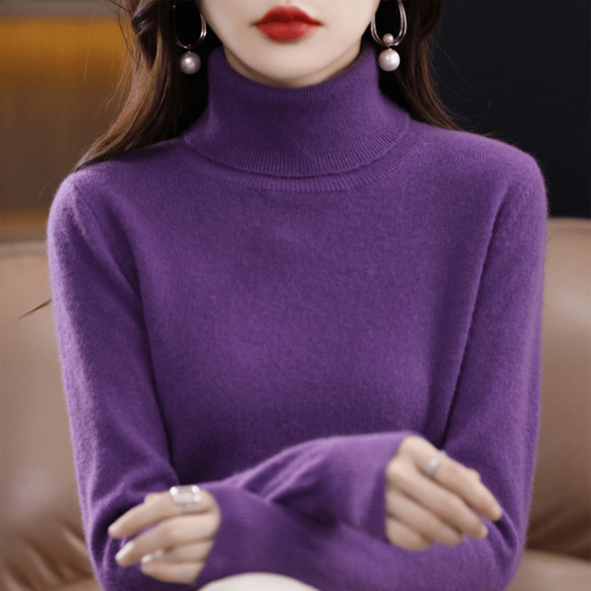Nerissa Classic Soft Roll Neck Jumper_3