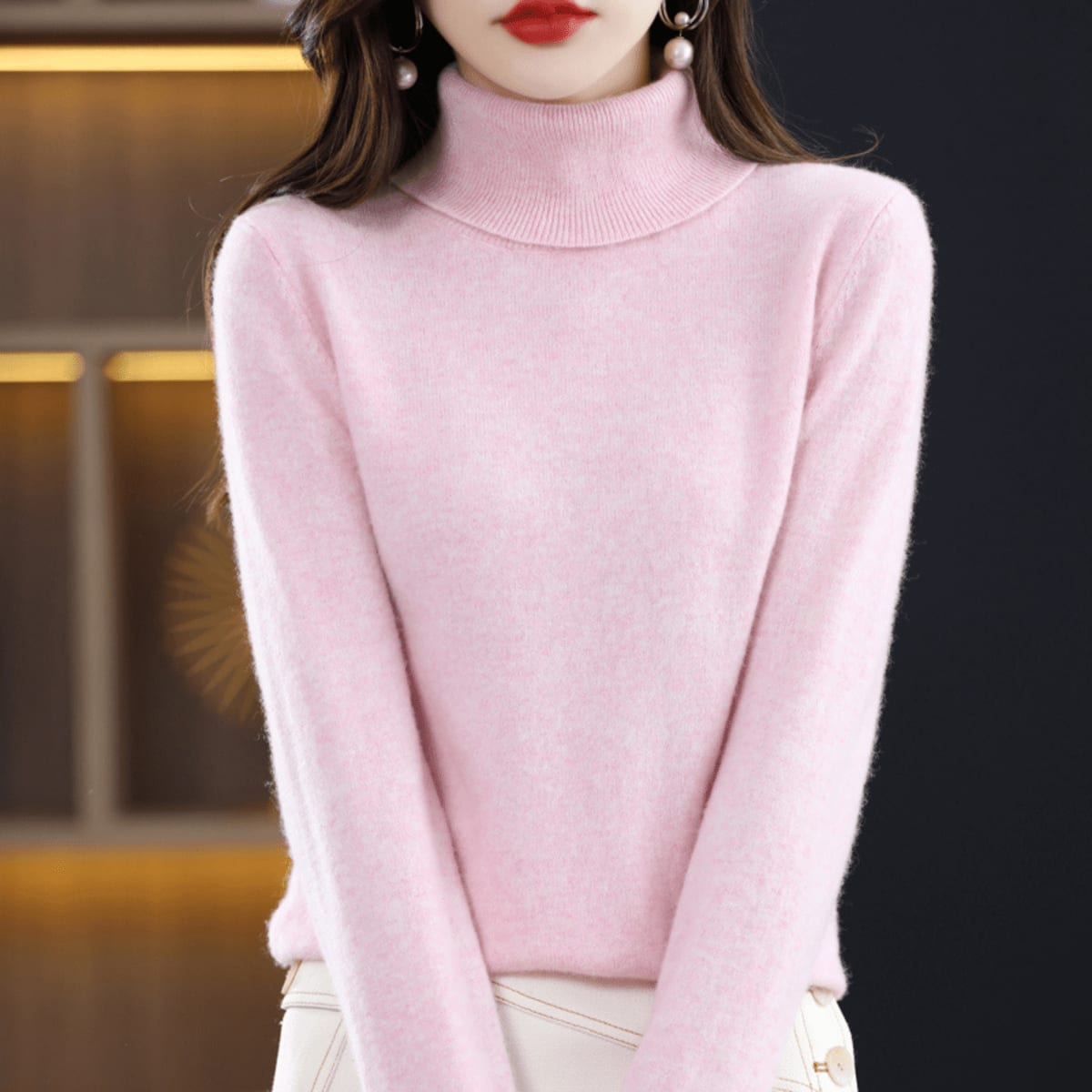 Nerissa Classic Soft Roll Neck Jumper_6