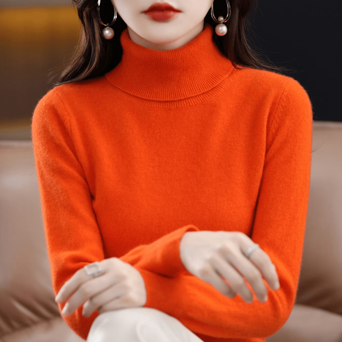 Nerissa Classic Soft Roll Neck Jumper_8