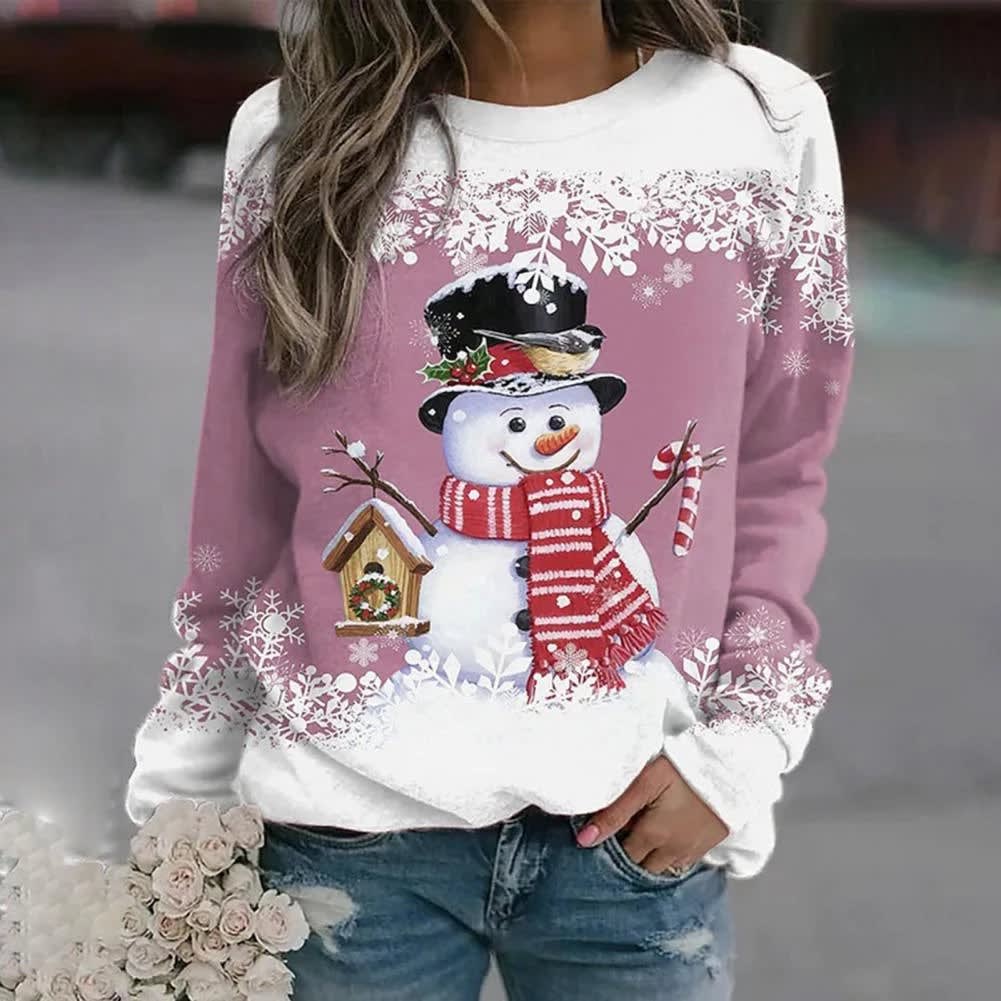 Wren Funny Snowman Christmas Jumper_3