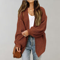 Caitlin Chunky Knit Open Front Cardigan