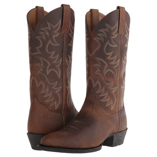 Tallulah Embroidered Western Cowboy Boots_1
