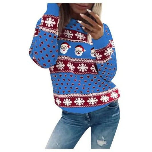 Bronte Funny Santa Snowflake Christmas Jumper_1