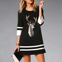 Indra Funny Christmas Jumper Dress