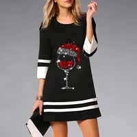 Indra Funny Christmas Jumper Dress