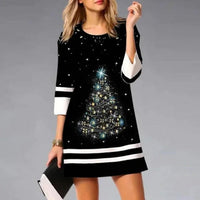 Indra Funny Christmas Jumper Dress
