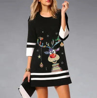 Indra Funny Christmas Jumper Dress