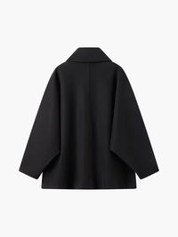 Fern Cape Sleeve Short Winter Coat