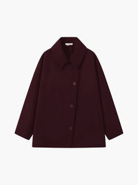 Fern Cape Sleeve Short Winter Coat