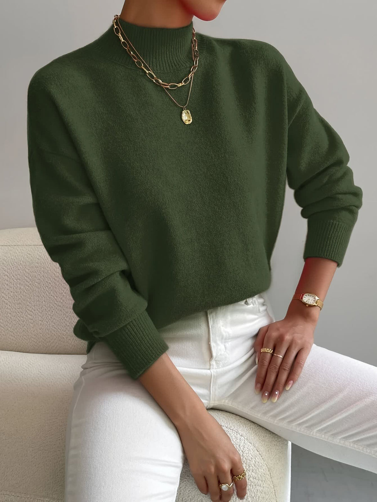 Antonia Relaxed Fine Gauge Knitted Jumper_8