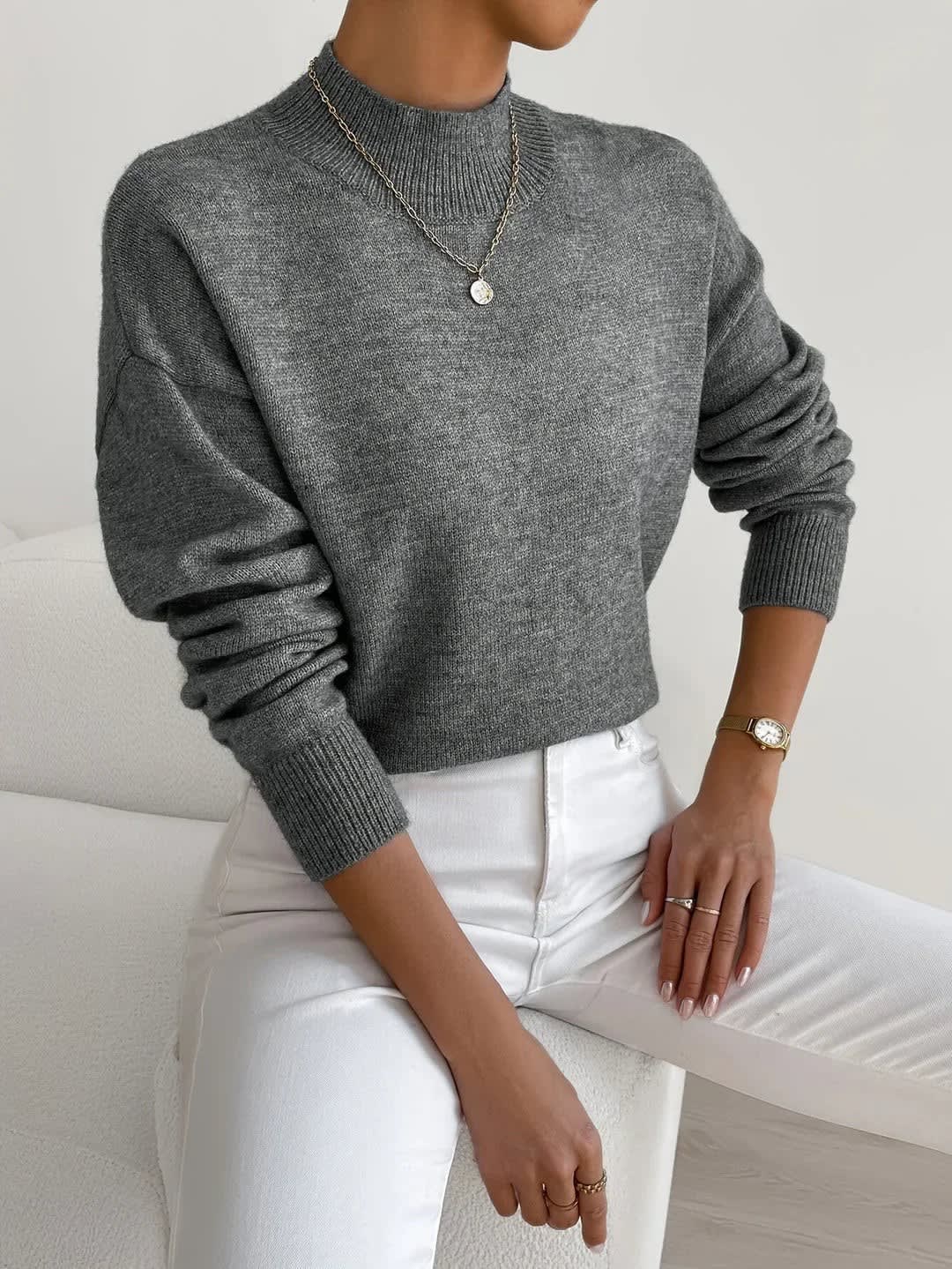 Antonia Relaxed Fine Gauge Knitted Jumper