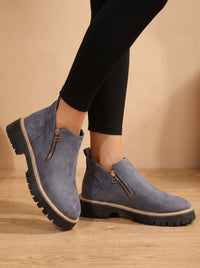 Damaris Arch Support Lug Sole Ankle Boots