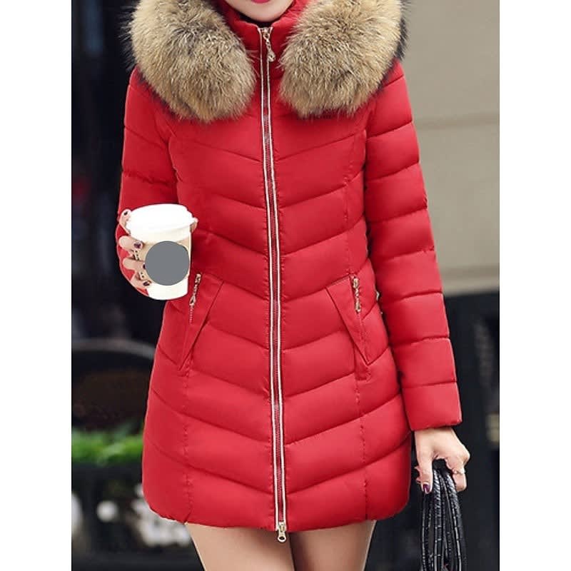 Gemma Faux Fur Hood Quilted Puffer Coat