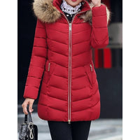 Gemma Faux Fur Hood Quilted Puffer Coat