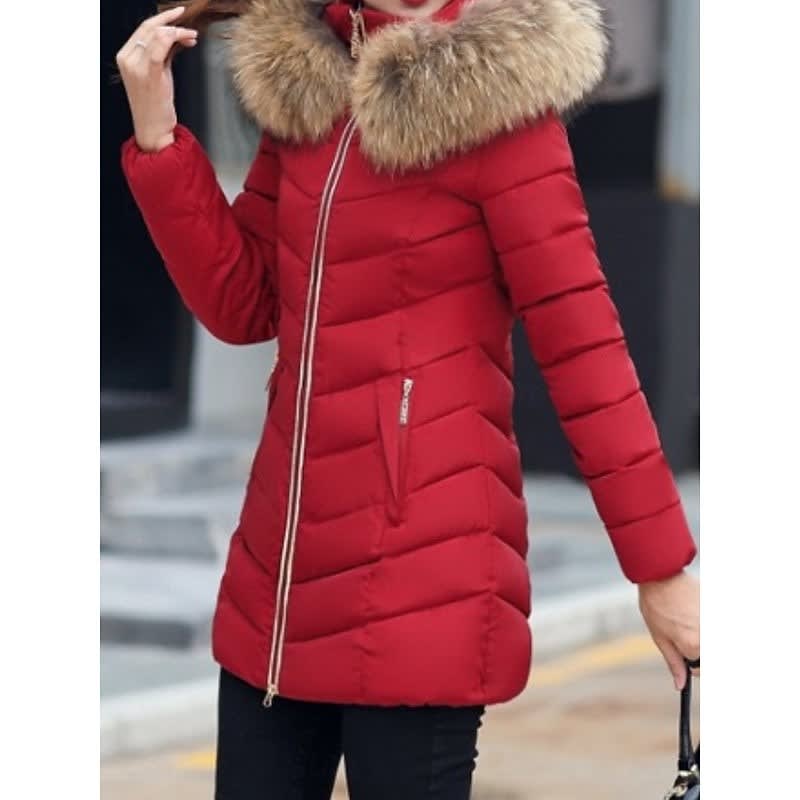 Gemma Faux Fur Hood Quilted Puffer Coat_7
