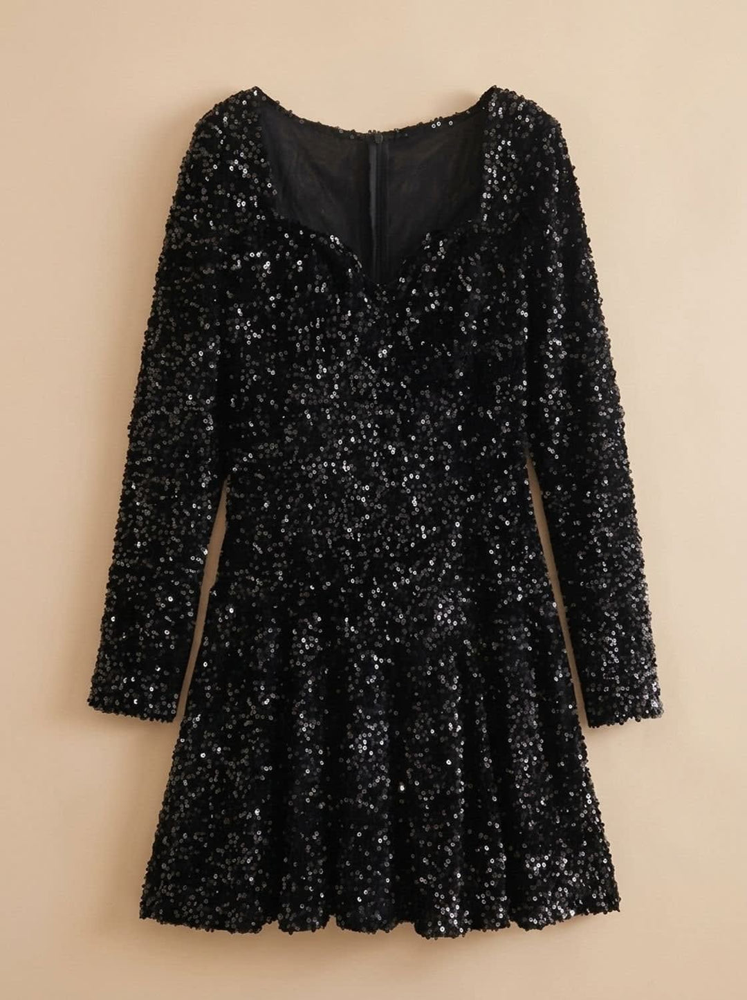 Juno Sequin Sweetheart Christmas Party Mini Dress