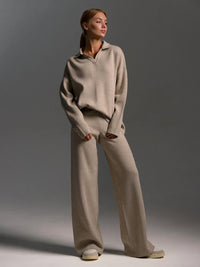 Naomi Polo Collar Knit Co-ord Set