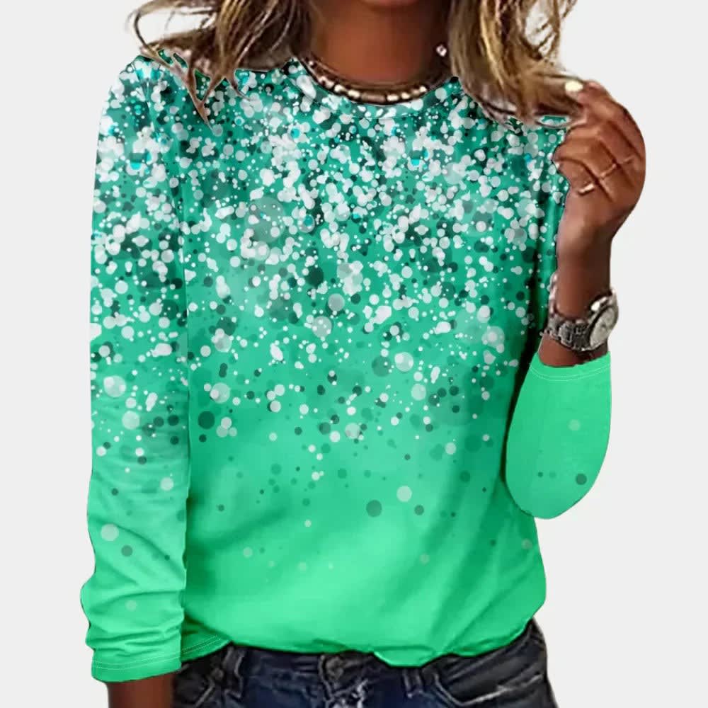 Orla Sparkle Print Ombre Christmas Jumper