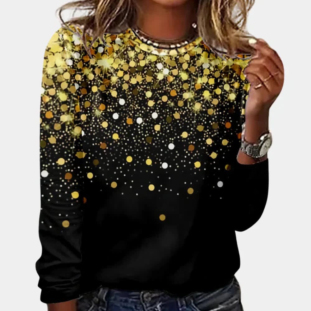 Orla Sparkle Print Ombre Christmas Jumper