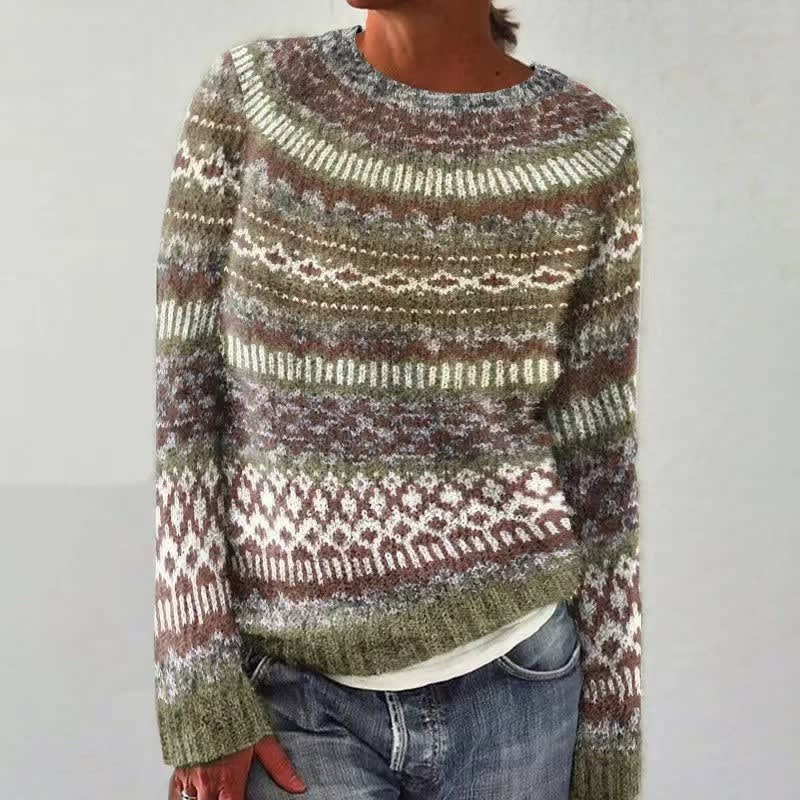 Delphine Fair Isle Yoke Womens Christmas Jumper_3