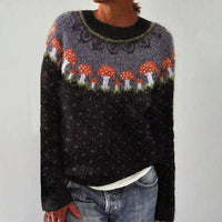 Delphine Fair Isle Yoke Womens Christmas Jumper