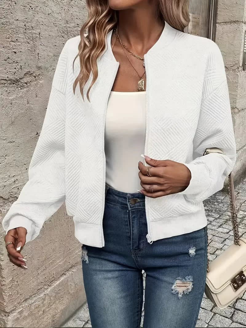 Briony Textured Zip Up Knit Cardigan_4