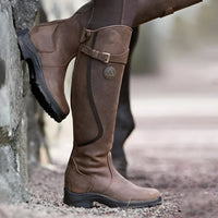 Blythe Waterproof Buckle Knee High Boots