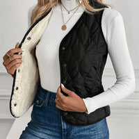 Hattie Reversible Quilted Fleece Lined Body Warmer