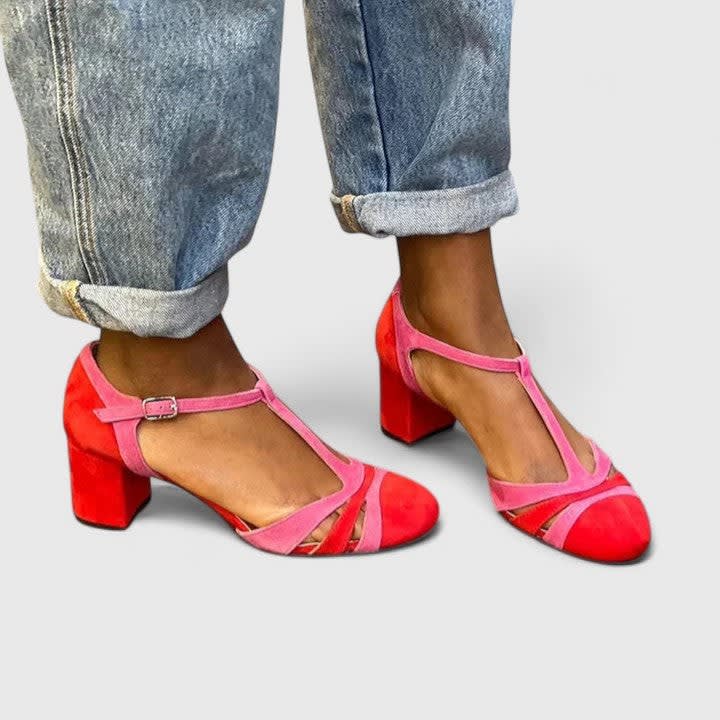 Ffion T-Bar Ankle Strap Block Heels_2