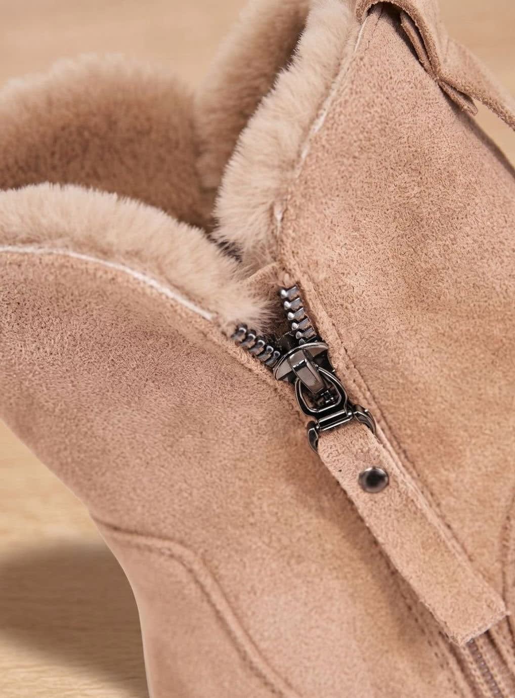 Melina Plush Lined Suede Winter Boots