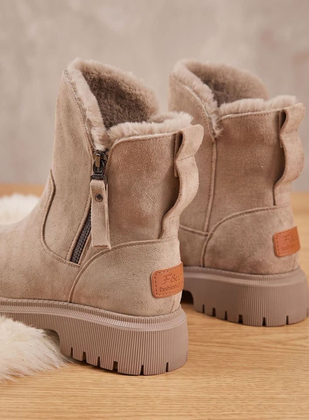 Melina Plush Lined Suede Winter Boots_3
