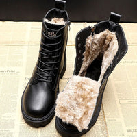 Yvette Fleece Lined Lace Up Winter Boots