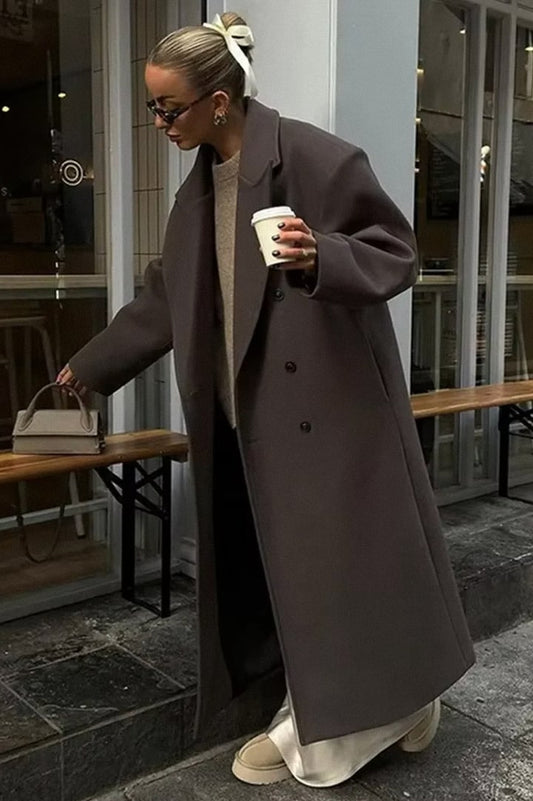 Sabine Oversized Double Breasted Long Overcoat_1