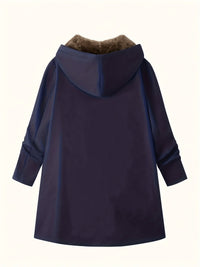 Clover Fleece Lined Hooded Longline Winter Coat