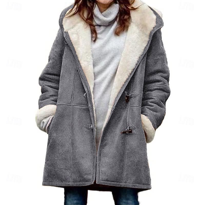 Callie Hooded Fleece Lined Winter Coat