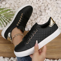 Perri Quilted Lace-Up Walking Shoes for Women