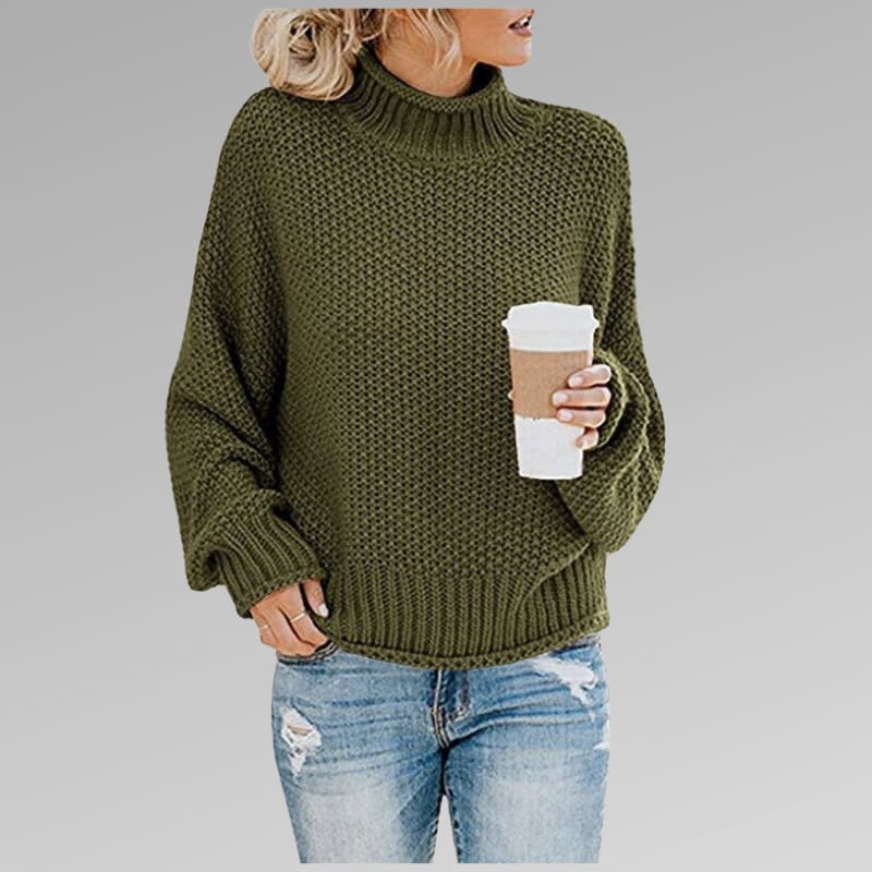 Liesel Chunky Turtleneck Knitted Jumper