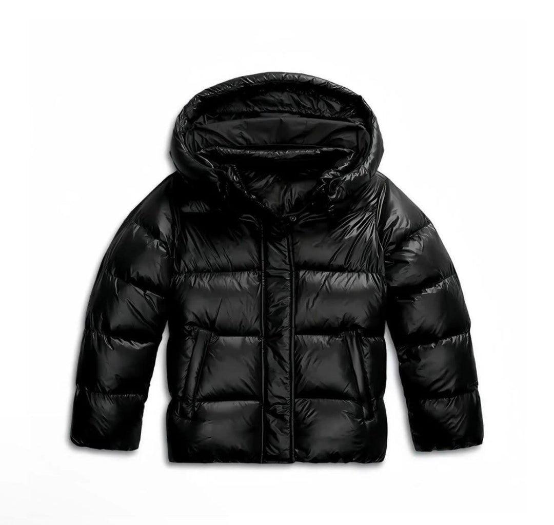 Colette High Shine Hooded Puffer Jacket