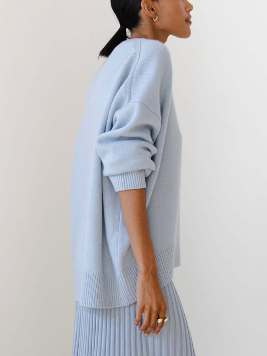 Cecilia Oversized Wide Sleeve Knitted Jumper