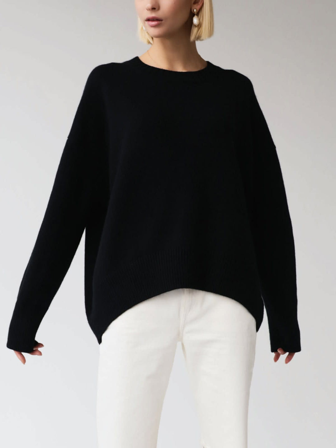 Cecilia Oversized Wide Sleeve Knitted Jumper