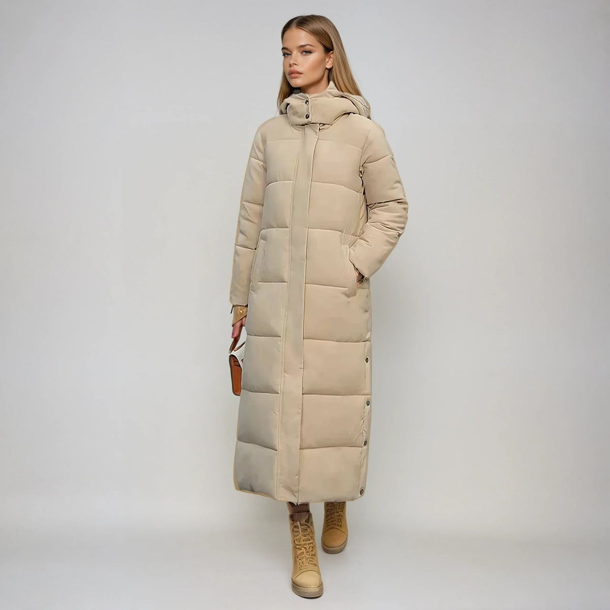 Rosalind Hooded Longline Puffer Coat_1