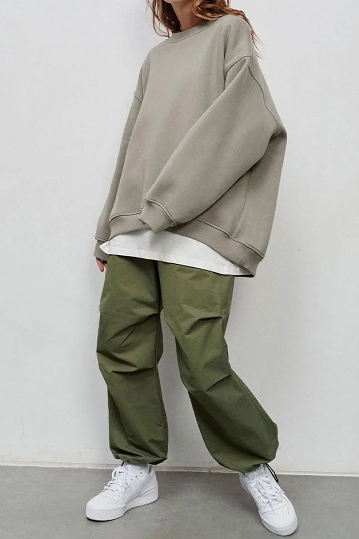 Maeve Oversized Brushed Crew Neck Sweatshirt_10
